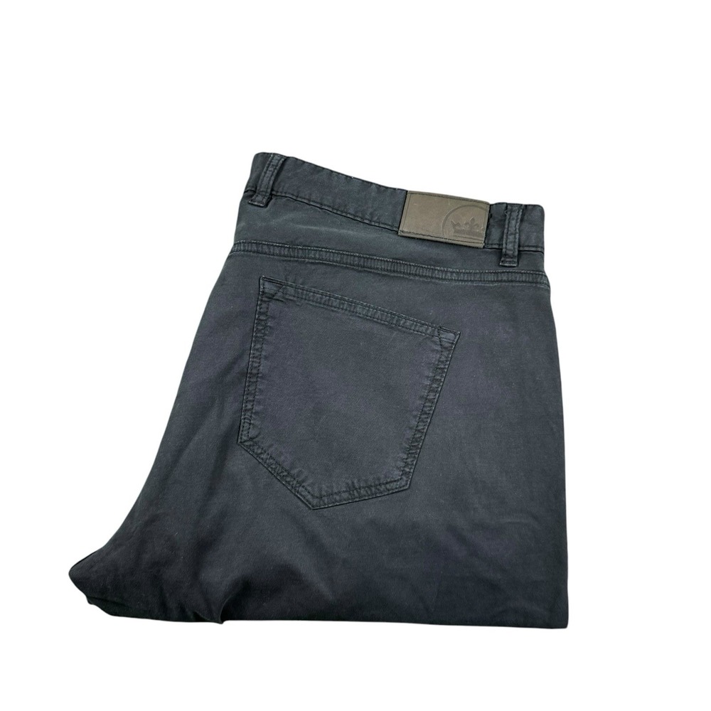 Peter Millar Crown Crafted Vtg Wash Black 5 Pocket Mens Pant 40x30